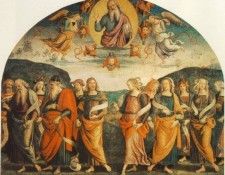Perugino Pietro The Almighty with Prophets and Sybils 1500. ���������, ������