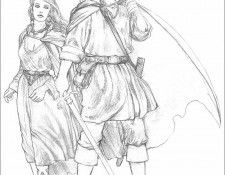 18 Daruma!  Keith Parkinson  SpellBound SketchBook Vol 1. ���������, ���