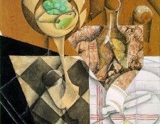 Gris Fruit dish and carafe, 1914, 92x65 cm, Rijksmuseum Krol. ����, ����