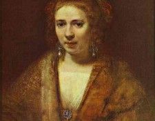 Rembrandt - Portrait of Hendrickje Stoffels. ��������� ������� ��� ����