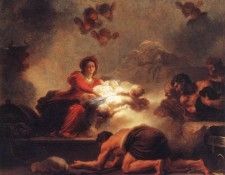 Fragonard Adoration of the Shepherds. 