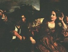 GUERCINO Semiramis Receiving Word of the Revolt of Babylon. ,   