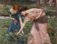 JohnWaterhouse GatherYeRosebudsWhileYeMay 1909Small. ���������, ���� ������