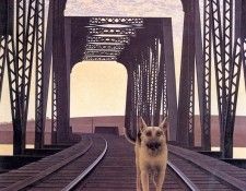Alex Colville - Dog and Bridge, De. , 