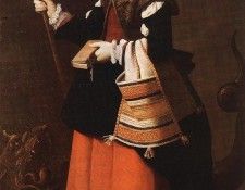 Zurbaran St Margaret, ca 1631, 194x112cm, NG London. ���������, ��������� ��