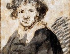 Rijn van Rembrandt Self portrait Sun. ,  