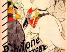 lautrec babylone dallemagne (poster for the german babylon) 1894. -,  