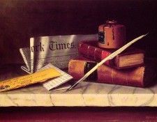 Still Life with Letter to Thomas B Clarke. ,  