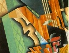 Gris Violin and glass, 1915, 92x60 cm, Fogg Art Museum, Harv. ����, ����