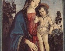 Pinturicchio La Vergine e il bambino 1475.    