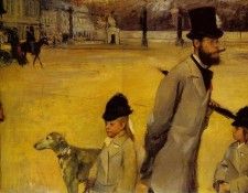 Degas Place de la Concorde, 1875, 78.4 x 117.5 cm, Eremitage. , --