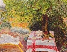 bonnard resting in the garden c1914.  