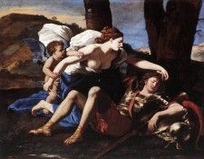 Poussin Rinaldo and Armida. , 