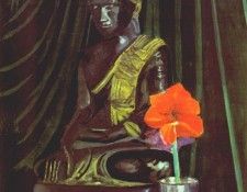 churchill buddha and lily 1948. ��������