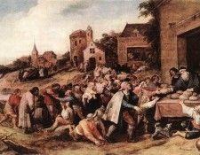 FRANCKEN Frans II The Seven Acts Of Mercy. Francken,  