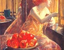 hassam reflections (kitty hughes) 1917. , 