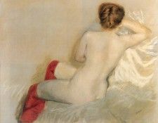 Nittis Nudo con le Calze Rosse. ,  