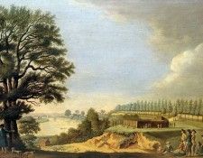 Elten van Derk Jan View on the Rhine near Arnhem Sun. ��� Elten