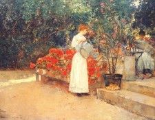 hassam after breakfast 1887. , 