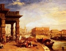 Pritchett Edward Looking To St Marks Square From The Dogana. , 