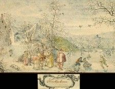 Alsloot Winter Landscape with Figures, 1612-16, Eremitaget. Alsloot,  