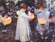 sargent carnation lily lily rose 1885-6. ��������,