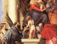 Veronese Madonna Enthroned with Saints. , 