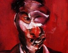 Bacon Three Studies for a Portrait of Lucian Freud, center 1. , 
