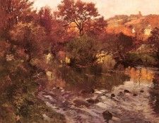Thaulow Frits Golden Autumn Brittany. Thaulow ����