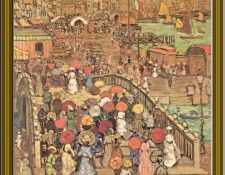 Maurice Prendergast-Ponte Della Paglia(1899) Po Amp 064. , 