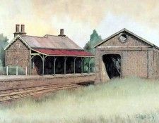 clarrie cox csg007 railway station little river. ����, ������