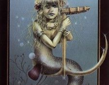 ma Delamare Mermaids Little Mermaid on Anchor. , 