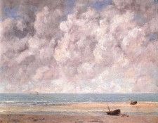 Courbet The Calm Sea, 1869, oil on canvas, The Metropolitan . �����, ������