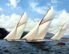Jsd12 BritanniaRacingValkyrieIIIandAilsaForTheMuirMemorialChallengeCup JStevenDews sqs. , J 