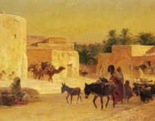 Girardet Eugene Alexis Leaving The Market. ,  