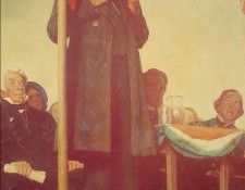 Abraham Delivering the Gettysburg Address. �������, ������