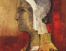 redon symbolic head 1890. ������ �����