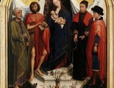 Weyden Virgin with the Child and Four Saints. ,   
