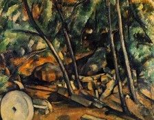 CeZANNE WOODS WITH MILLSTONE,1898-1900, COLL.MRS CARROLL S.T. ������, ����