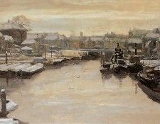 Noltee C Wijnhaven in winter Sun. Noltee, ��������