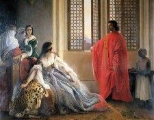 Hayez Francesco Caterina Cornaro Deposed from the Throne of Cyprus. , 