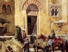 Weeks Edwin Entering The Mosque 1885. ,  