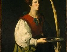 Zurbaran Saint Lucy, c. 1625-1630, NG Washington. ,  