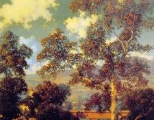 Early Autumn White Birch. , Maxfield