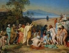   . 18371857 -- Aleksander Ivanov - The Apparition of Christ to the People (The Apparition of the Messiah). , 