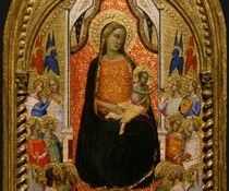 Daddi Madonna and Child with Saints and Angels, 1330s, 50.2x. �����, ��������