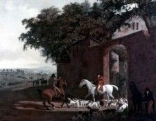 Agasse Jacques Laurent Departure to the Hunt. Agasse, ���-������