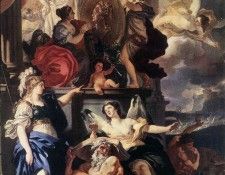 SOLIMENA Francesco Allegory Of Reign.  