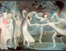 Blake Oberon-Titania-Puck-w-Fairies-Dancing-sj. , Oberon