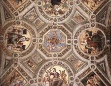Raphael The Stanza della Segnatura Ceiling. 